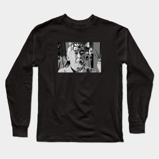 Mr. Miyagi portrait Long Sleeve T-Shirt